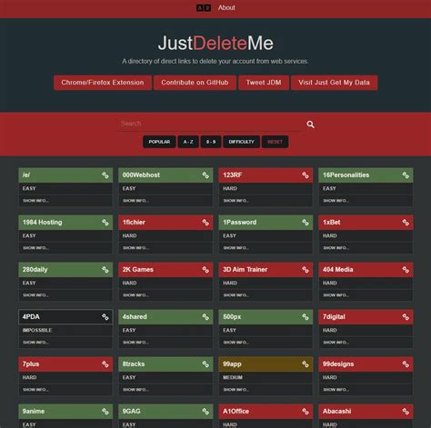 justdeleteme xyz.